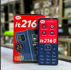 Itel IT2160 – Téléphone Basique Double SIM avec Batterie Longue Durée & Design Compact