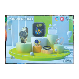 Y3000 ULTRA3 – Montre Connectée 12-en-1 – Polyvalente et Performante