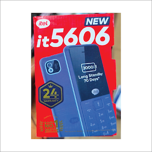 Itel it5606 – Téléphone Basique Double SIM avec Batterie Longue Durée & Radio FM