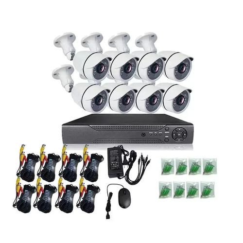 Système De Vidéosurveillance Avec Caméra Haute Résolution Hd , 8 Canaux AHD DVR, Pour L'intérieur Et L'extérieurur