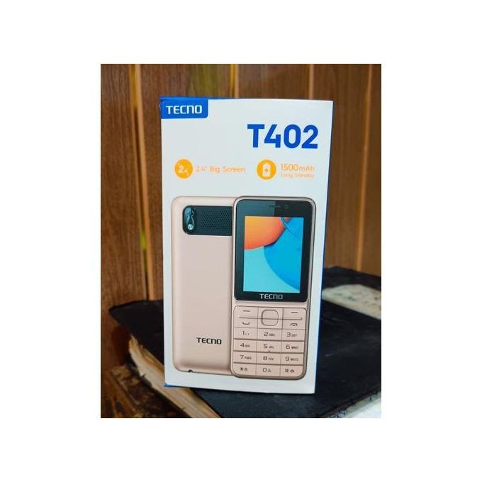 Tecno T402 – Téléphone Basique Double SIM avec Batterie Longue Durée & Radio FM